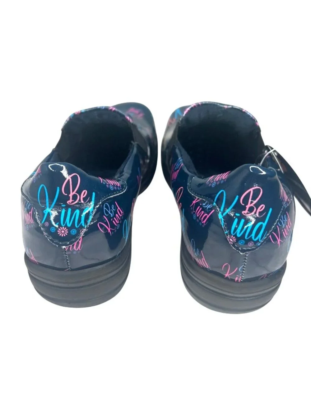 Easy Works Be Kind Clogs 6W Navy Pink Slip Resistant Nursing Comfort Shoes - Picture 13 of 14
